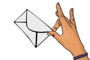 ポイ捨てさせないメール