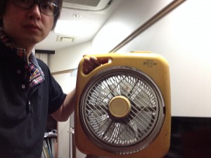 故障したエアコン