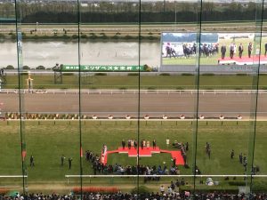 京都競馬場の馬主席に行きました