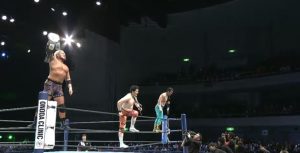 NEVER6人は本隊・CHAOS連合軍が奪取。棚橋もオカダもジェイもファレも登場。