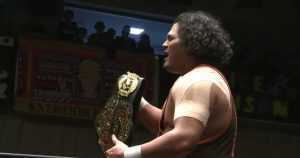 ROH世界TV選手権試合 ジェフコブの前に後藤洋央紀撃沈