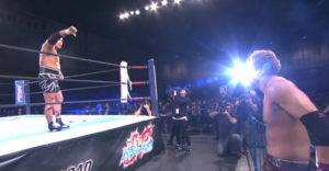 オカダカズチカと石井が前哨戦からヒートアップ