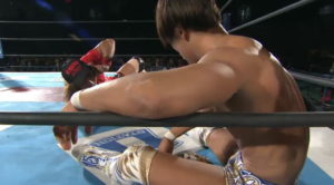 オカダカズチカ・飯伏幸太・石井智宏と内藤哲也・SANADA・EVILの豪華タッグ戦