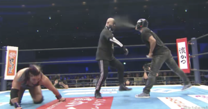 BUSHIの救援も虚しくEVIL・SANADAはタッグ王座奪取ならず。ロスインゴ格差が深刻に。