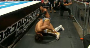 骨折はしていない様子も飯伏幸太がG1初戦で痛恨の負傷。EVILのダークネススコーピオンに耐えられるのか？