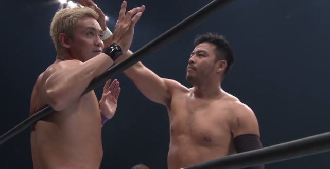 オカダとKENTAのコメントがシンクロ率100％