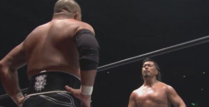 新日本プロレス横浜文化体育館大会　NEVER無差別級のベルトが鷹木を呼び寄せる