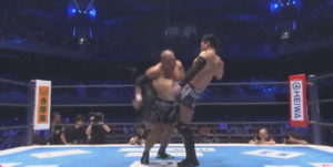 BULLET CLUBのKENTAが石井のNEVERに挑戦