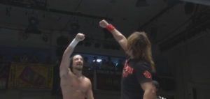 笑顔の内藤と笑顔のジェイホワイト、インターコンチネンタル"エンジョイ勢"