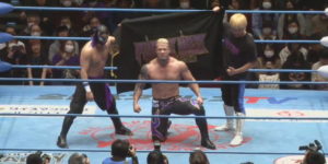 PURPLE HAZEはゼウスの破壊的爆発力で6人タッグを圧勝