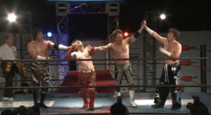 【アジアタッグ】TAJIRI&KAIとヤンキー二丁拳銃の戦いは目まぐるしいテクニック戦の名勝負に！