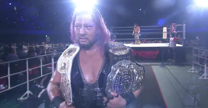 NJC覇者EVILがIWGP&ICを奪取し宣言通り『三冠王』に｜ディック東郷が登場しトレンド入り