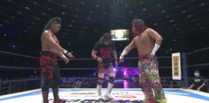 内藤哲也・高橋ヒロム・鷹木信悟で空気ができているロスインゴ。本当にEVILだけが抜ける・・・のか？