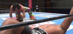 高橋ヒロムがTIME BOMBⅡで石井を撃破！オカダカズチカとの準決勝が決定｜YOSHI-HASHIは２分でレフェリーストップ